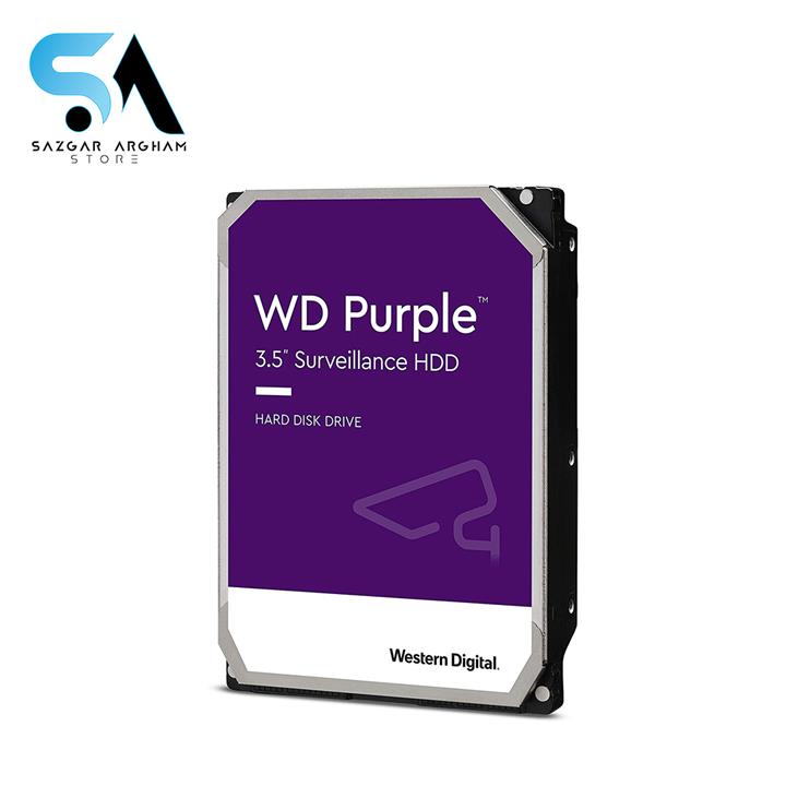 هارددیسک اینترنال وسترن دیجیتال مدل Purple WD43PURZ ظرفیت 4 ترابایت Western Digital Purple WD43PURZ Internal Hard Disk 4TB